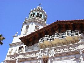 Hearst kastély - Casa Grande homlokzat