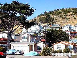 Morro Bay - Tipikus utcareszlet