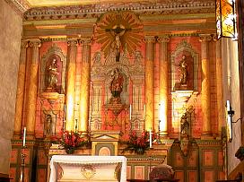 Santa Barbara misszió - Oltár