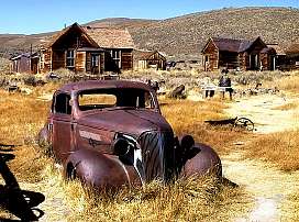 Egy masik autoroncs Bodie-ban